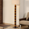 Žluto-hnědá keramická stojací lampa Mavran 146 cm -fv-interier-25