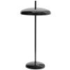 Černá kovová nabíjecí LED lampa Kave Home Porte