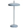 Modrá kovová nabíjecí LED lampa Kave Home Porte