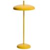 Žlutá kovová nabíjecí LED lampa Kave Home Porte