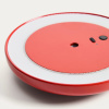 Červené kovové nabíjecí závěsné LED světlo Kave Home Porte Ø 16 cm -fv-interier-25