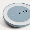 Modré kovové nabíjecí závěsné LED světlo Kave Home Porte Ø 16 cm -fv-interier-25