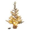 Umělý vánoční strom Snowy 81 cm s LED osvětlením