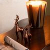 Set tří měděných sošek Reindeer 16 cm -fv-interier-25