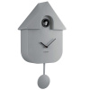 Šedé kukačkové hodiny Modern Cuckoo