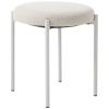 Krémově bílá čalouněná stolička Unique Furniture Pelican 48 cm