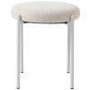Krémově bílá čalouněná stolička Unique Furniture Pelican 48 cm