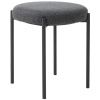 Tmavě šedá čalouněná stolička Unique Furniture Pelican 48 cm