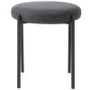 Tmavě šedá čalouněná stolička Unique Furniture Pelican 48 cm