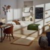 Zelený pléd Kave Home Odelna 130 x 170 cm -fv-interier-25