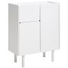 Bílá lakovaná komoda Unique Furniture Bera 80 cm