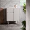 Bílá lakovaná komoda Unique Furniture Bera 80 cm -fv-interier-25