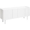 Bílá lakovaná komoda Unique Furniture Bera 160 cm