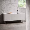 Bílá lakovaná komoda Unique Furniture Bera 160 cm -fv-interier-25