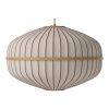 Dubové závěsné světlo Lucén Ellipse 60 cm