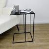 Černý kovový odkládací stolek Alrik 40 x 30 cm  -fv-interier-25