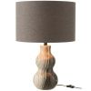 Šedá mramorová stolní lampa Figure 40 cm