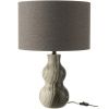 Šedá mramorová stolní lampa Figure 40 cm
