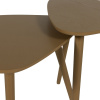 Set dvou tmavě hnědých odkládacích stolků Nila 40 x 40/45 x 45 cm  -fv-interier-25  -fv-interier-25