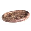 Hnědý mramorový tác Kave Home Lenorel 30 x 23 cm