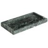 Zelený mramorový tác Kave Home Serela 35 x 18 cm