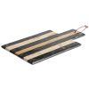 Béžovo-černé mramorové servírovací prkénko kave home Surne 40 x 23 cm