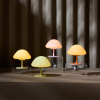Olivově zelená skleněná stolní lampa Halo Design Mini Mush 17 cm -fv-interier-25