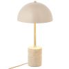 Bílá mramorová stolní lampa Sheffield 45 cm