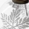 Stříbrné skleněné vánoční ozdoby Snowi 7,5 cm, 4 ks  -fv-interier-25