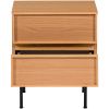 Hnědý noční stolek Tours 45 x 42 cm8714713223374 FRONT 2