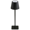 Černá kovová stolní LED lampa Bradford 37 cm