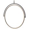 Černé kovové závěsné LED světlo Halo Design Tilt 40 cm
