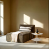 Světle šedý kovový odkládací stolek Unique Furniture Yuba 45 x 45 cm -fv-interier-25