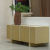Zelený dřevěný TV stolek Basu 152 x 46 cm  -fv-interier-25