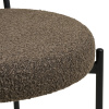 Hnědá bouclé jídelní židle Baladona -fv-interier-25