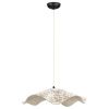 Bílé závěsné světlo Nova Luce Wabi 62 cm
