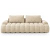 Světle béžová sametová rozkládací pohovka Cosmopolitan Design Linz 250 cm -fv-interier-25