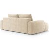 Světle béžová sametová rozkládací pohovka Cosmopolitan Design Linz 250 cm -fv-interier-25