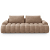 Tmavě béžová sametová rozkládací pohovka Cosmopolitan Design Linz 250 cm -fv-interier-25