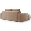 Tmavě béžová sametová rozkládací pohovka Cosmopolitan Design Linz 250 cm -fv-interier-25