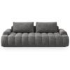 Šedá sametová rozkládací pohovka Cosmopolitan Design Linz 250 cm -fv-interier-25