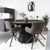 Černý rozkládací jídelní stůl Osaika 120/240 x 120 cm -fv-interier-25