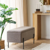 Hnědá bouclé lavice Bradford 95 cm -fv-interier-25