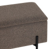 Hnědá bouclé lavice Bradford 95 cm -fv-interier-25