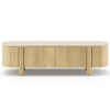 Dubový TV stolek Cecile 200 x 48 cm