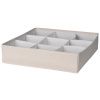 Béžový organizér do zásuvek Quax Natural 42 x 42 cm