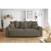 Hnědá bouclé rozkládací pohovka Envy 245 cm  -fv-interier-25