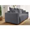 Tmavě šedá bouclé rozkládací pohovka Envy 245 cm  -fv-interier-25