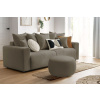 Hnědá bouclé podnožka Envy 69 cm  -fv-interier-25