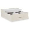 Béžový úložný box pod postel Quax Loft 70 x 59 cm